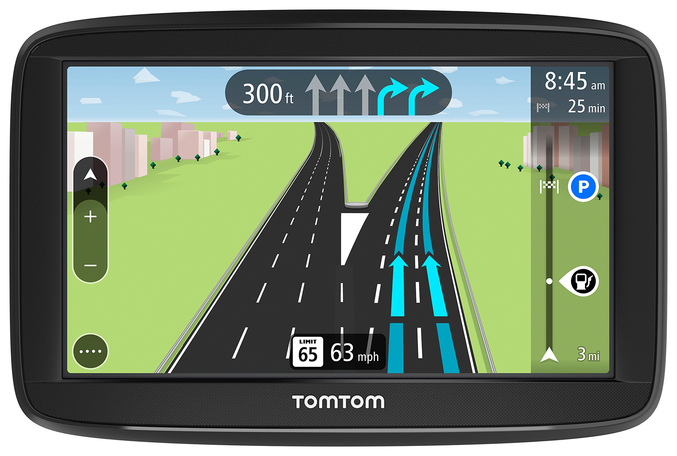 TomTom VIA 1425M 4Inch GPS Navigation Device with Free Lifetime Maps