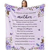 Sympathy Gifts for Loss of Mother Sympathy Blanket Memorial Blanket Loss of Mom Sympathy Gifts in Memory of Loved One Gifts Grief Gifts Bereavement Gifts Condolences Gifts Throw Blankets 50x60 inches