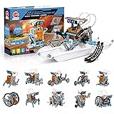 12 in 1 STEM Solar Robot Kit , Educational Learning Science Building Toys for Kids Age 8+ Years Old Boys and Girls