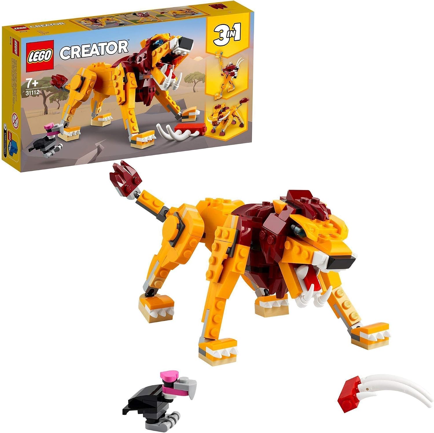 LEGO 31112 Creator Wild Lion, Multicolor