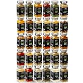 The Spice Lab Organic Spices and Seasonings Set, 30 Jar Spice Kit | Complete Starter Spice Set - Variety Pack - BBQ, Grilling and Cooking Gift Set
