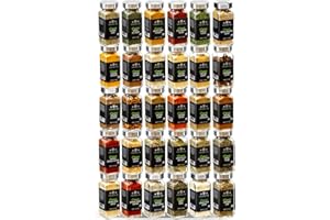 The Spice Lab Complete Organic Spices and Seasonings Set - 30 Jar Spice Kit Variety Pack - Complete Starter Spice Set Great BBQ, Grilling and Spice Gift Sets - Ultimate Culinary Cooking Spices Set