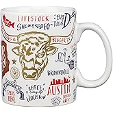 Primitives by Kathy 33554 Lol Made You Smile Coffee Mug, 20-Ounce, Texas
