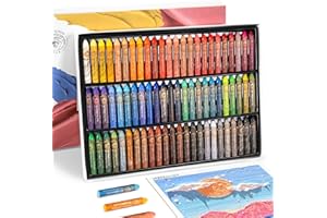 Paul Rubens Oil Pastels Set - 72 Vibrant Colors, Ultra-Soft and Creamy Texture, Easy to Blend for Artists and Beginners - Bul