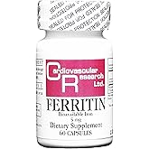 Cardiovascular Research Ferritin 5 mg New Tamper Resistant Store and Ship Packaging 60 Count