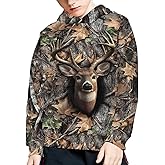 Talayituse Hoodies Sweatshirts for Boys Kids Casual Long Sleeve Pullover Hooded Jumpers Tops with Pocket for 6-16 Years