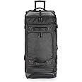Amazon Basics Rolling Duffel Bag with Wheels, Ripstop Luggage for Traveling, Telescoping Handle, 30", Black