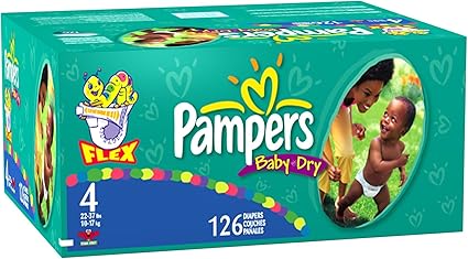 amazon pampers baby dry size 4