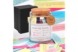 YOPCDJ Bible verses in a jar, Read me when bible verses jar, Christian Gifts for Women, Graduation Gifts, Father's Day Gift, Bible Accessories, Hope Jar, Prayer Jar, Christian gift