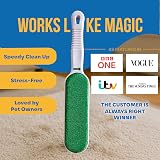 Fur Magic Pet Hair Remover Lint Brush Self-Cleaning Base Green view 7