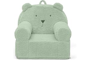 Delta Children babyGap Sherpa Bear Chair - Greenguard Gold Certified, Sage
