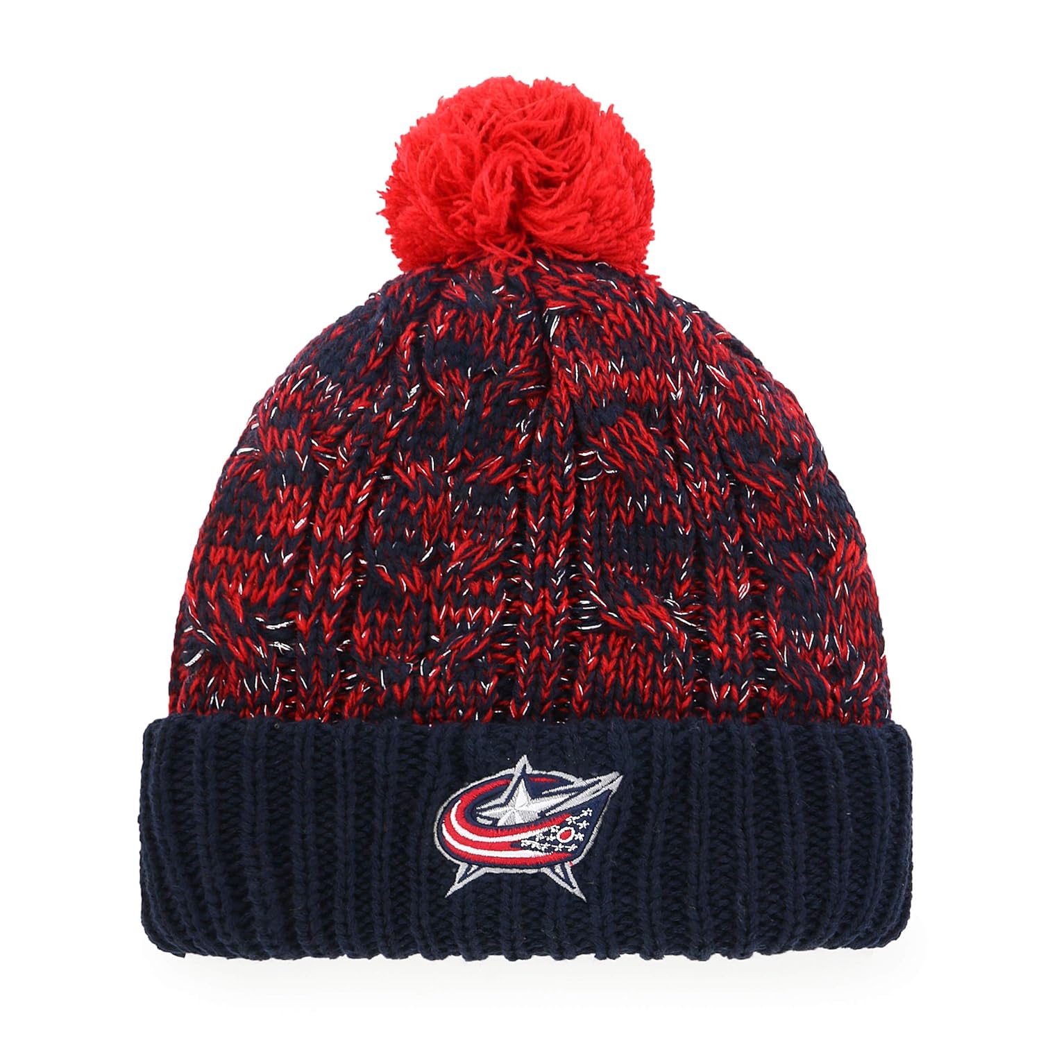 OTS NHL Adult Women's Brilyn Cuff Knit Cap with Pom