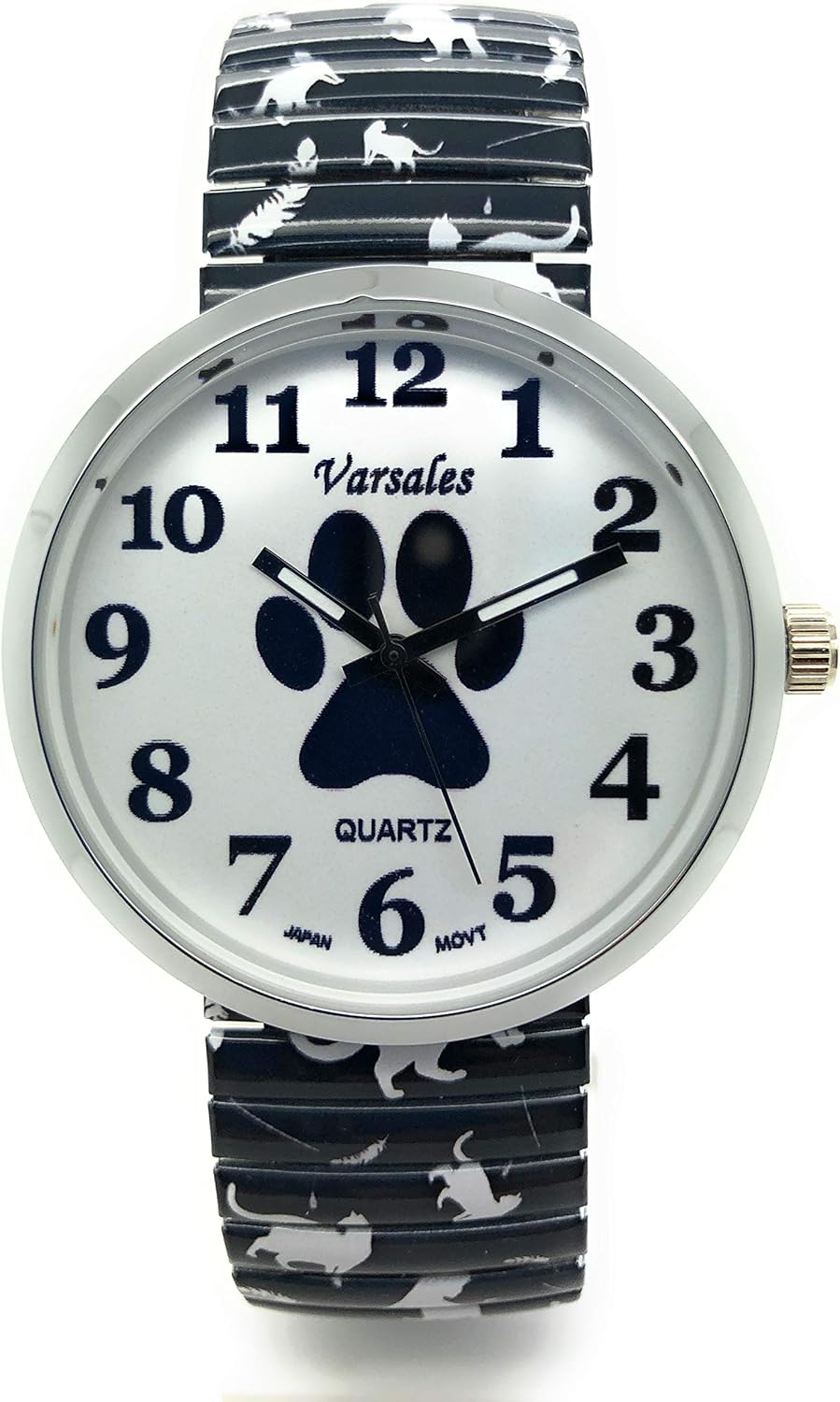 Ladies Novelty Animal Kitty Cat Elegant Stretch Elastic Band Fashion Watch Versales Varsales