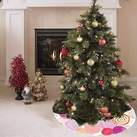 Foto Alberi Di Natale Divertenti.Gonna Per Albero Di Natale Moda Bella Campagna Fiori Stampa Fai Da Te Gonna Per Albero