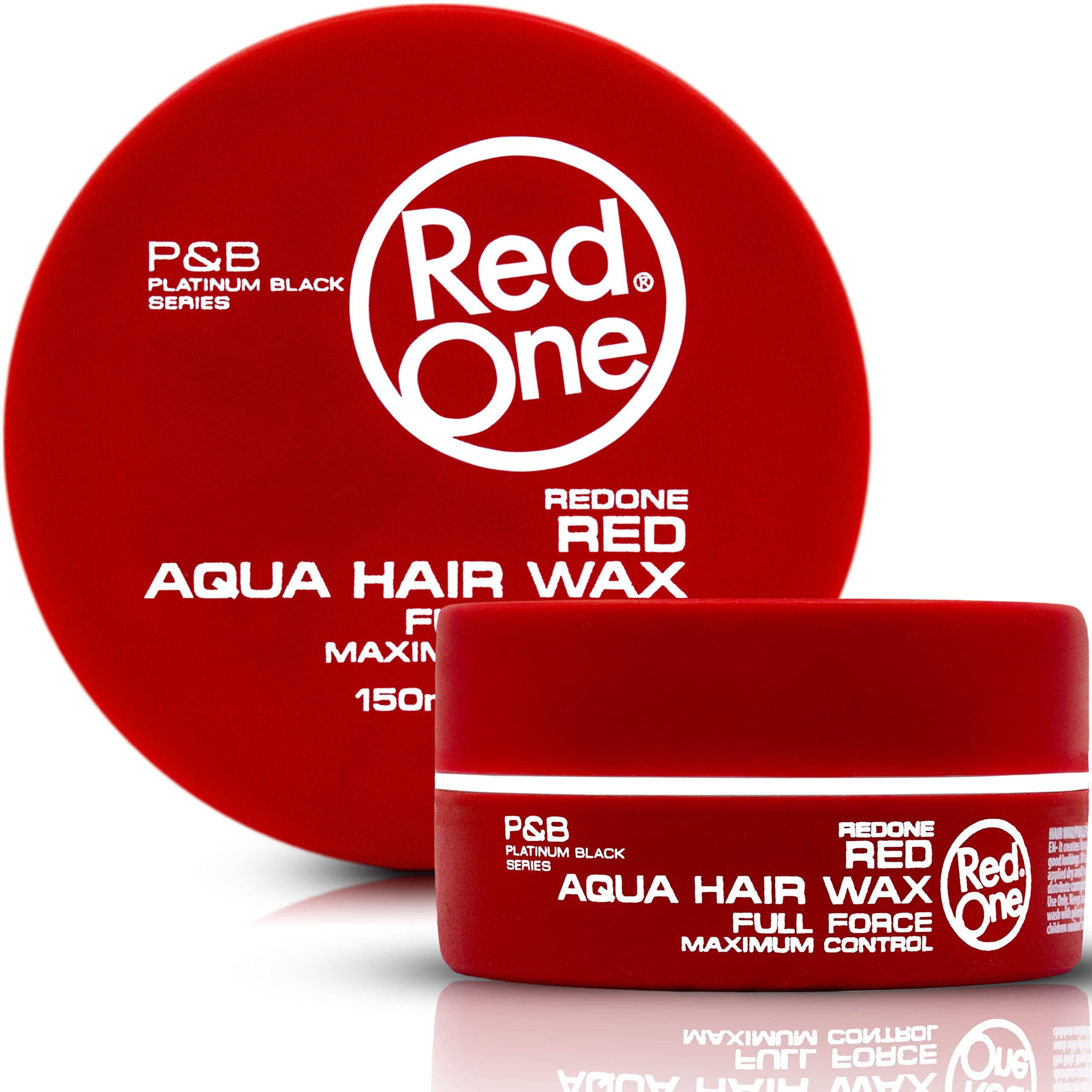 RedOne Hair Styling Wax Red 150 ml | Edge Control | Hair Gel Wax | Ultra Hold | Strawberry Scent | Men & Women Hair Wax | Maximum Control | Shine Look — image 1