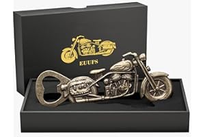 Unique Motorcycle Beer Gifts for Men Vintage Motorcycle Bottle Opener, Fathers Day Gift Birthday Christmas Gift for Him Dad H