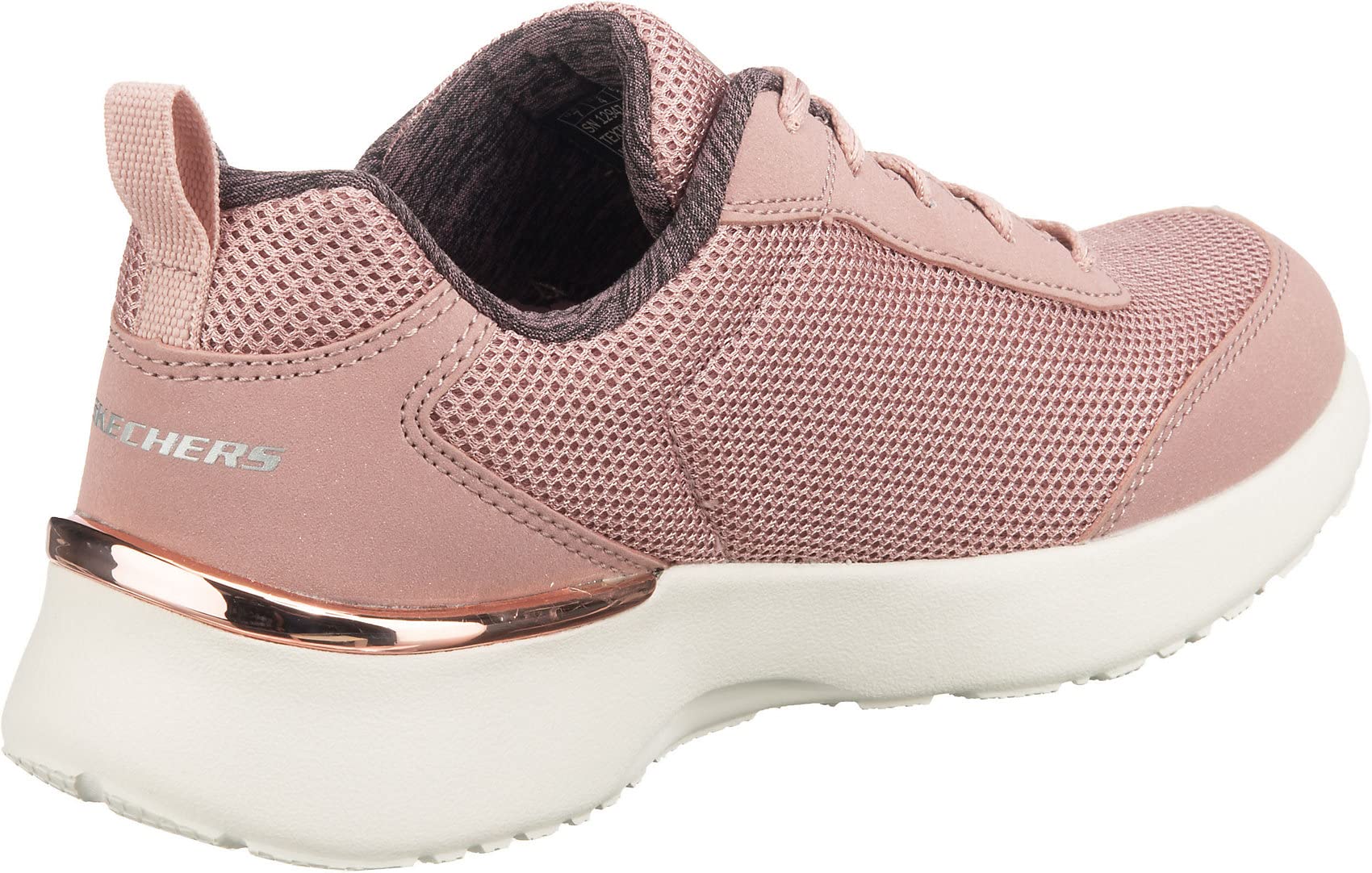 Skechers Damen Skech-air Dynamight Fast Brake Sneaker, Mauve Mesh Off White Trim, 37 EU 5
