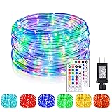 Nazuwke 49Ft LED Rope Lights for Outside, 18 Colors