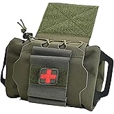 SABADO Rapid/Quick Deploy First Aid Kit Pack Tactical IFAK Pouch Two-Piece System Med Roll Carrier Hypalon Handle Outdoor Sport Hunting Bag