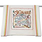 Catstudio Colorado Ski Dish Towel - U.S. Ski Resort Souvenir Kitchen and Hand Towel, Perfect Tea Towels for Colorado Lovers, Travel Souvenir, Housewarming Gifts, Couple Gifts