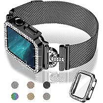 Amazon.com: Joyozy Slim Stainless Steel Band Compatible with