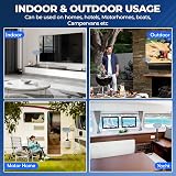 GLOBAL TECH Indoor TV Aerial High Gain Freeview HD 4K 9.8ft Cable Magnetic Base view 7