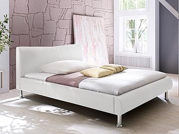 Polsterbett Doppelbett Ehebett Jugendbett Bett Einzelbett Betten Traum I 100x200 Cm Weiss Nathe Weiss Amazon De Kuche Haushalt