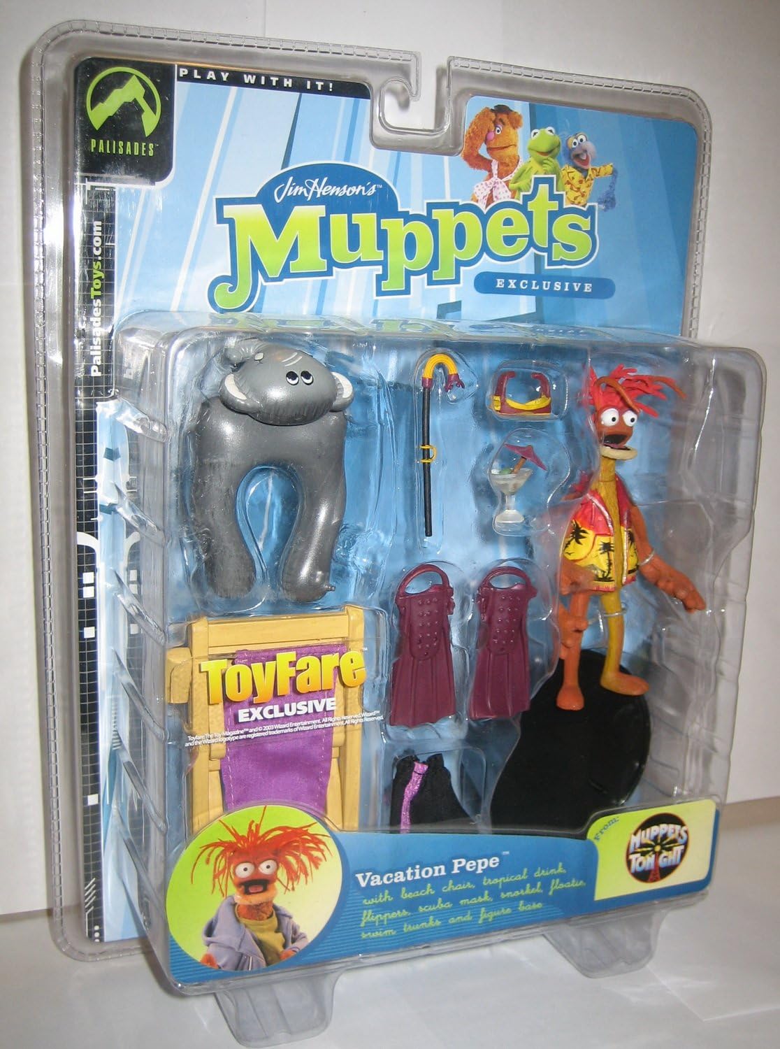 The Muppets ToyFare Exclusive Action Figure Vacation Pepe