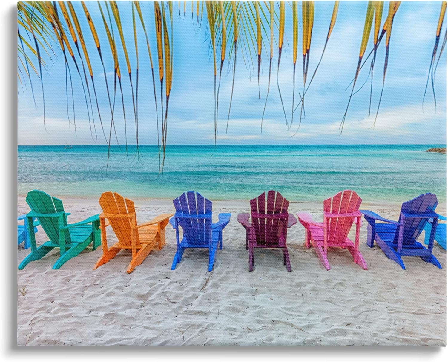 Photographs - Stupell Industries Picturesque Tropical Summer Beach Canvas Wall Art, Design by Mary Lou Photography