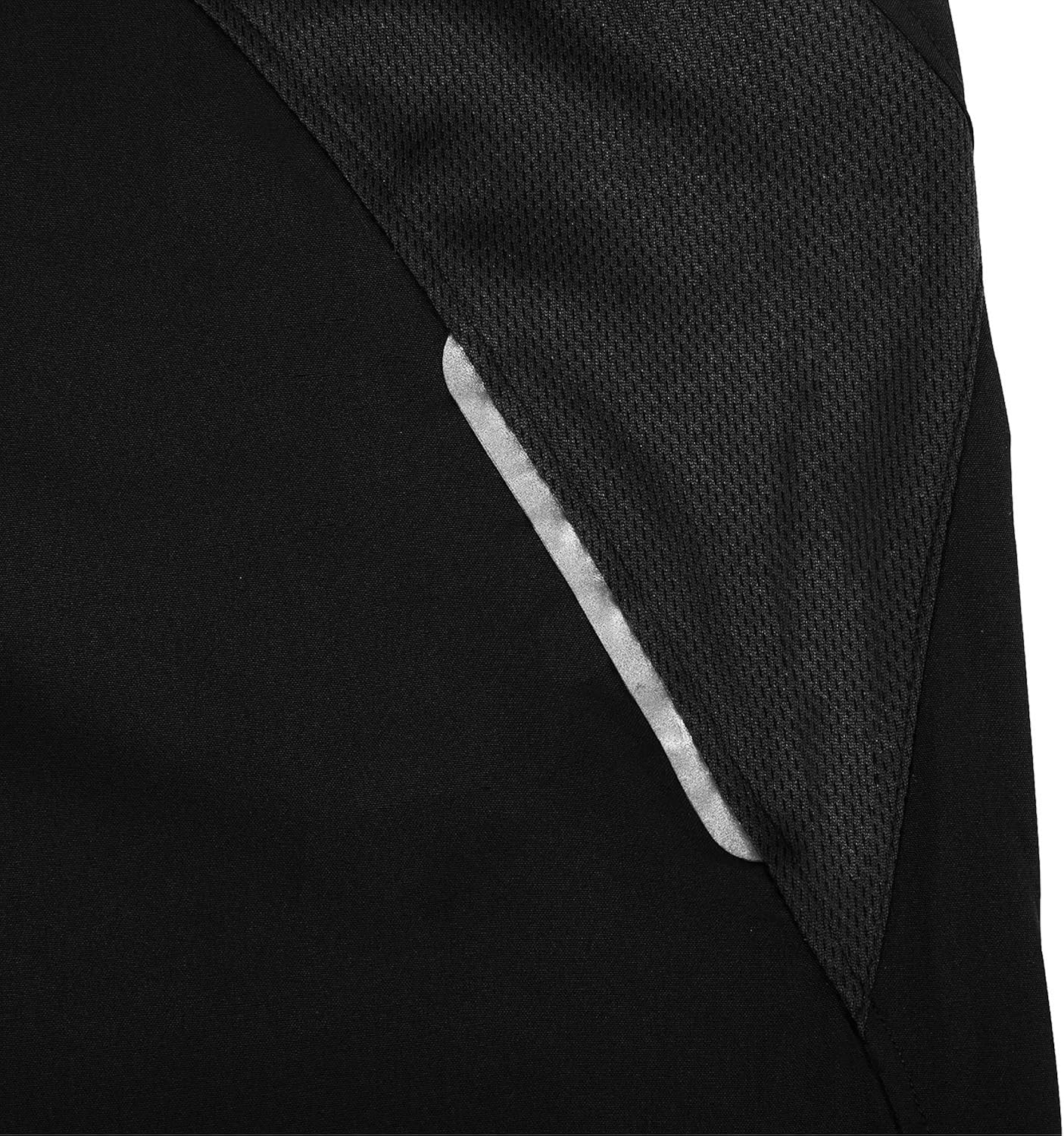 HMIYA Men's Casual Sports Quick Dry Workout Running or Gym Training Short with Zipper Pockets: Clothing