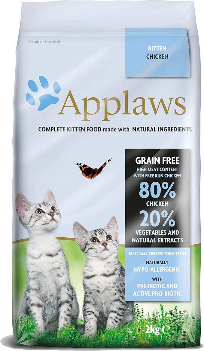 Applaws Complete Natural and Grain Free Dry Kitten Cat Food with