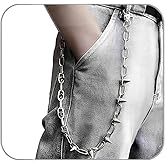 Girinme Pants Chain&Wallet Chain for Men Women,Gothic Hip Hop Rapper Style Accessory for Jean,Pocket,Belt