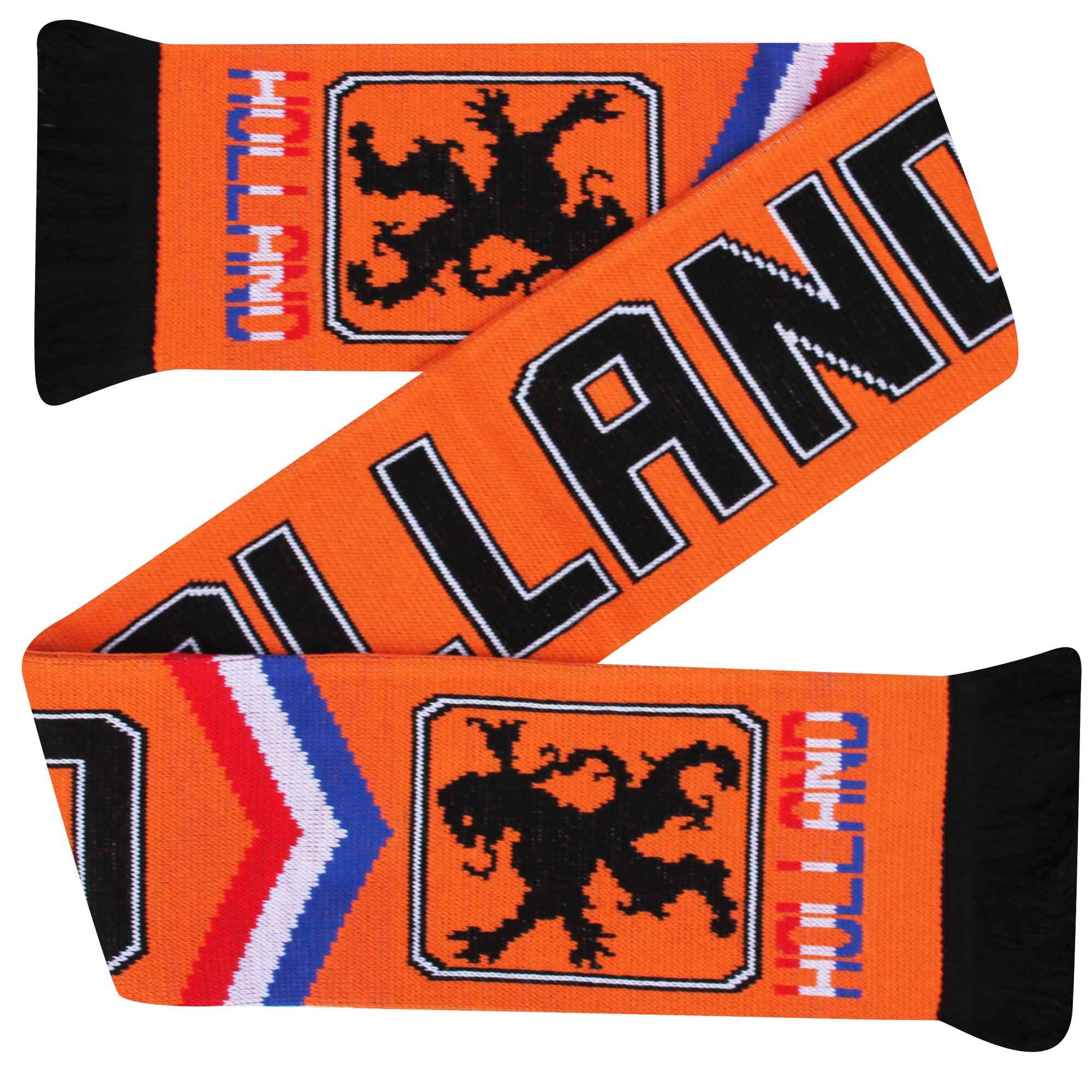 GIFTS 4 ALL Holland Football Fans Souvenir Scarf, Orange, 145cm Length, Unisex-Adults, Animal Print