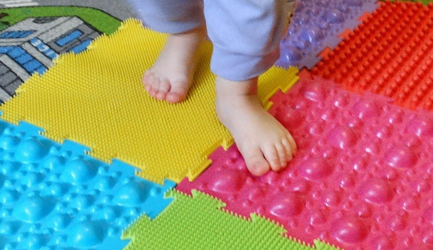 Orthopedic Massage Puzzle Forest (Carpet) Floor mats for Babies,Kids and Adults