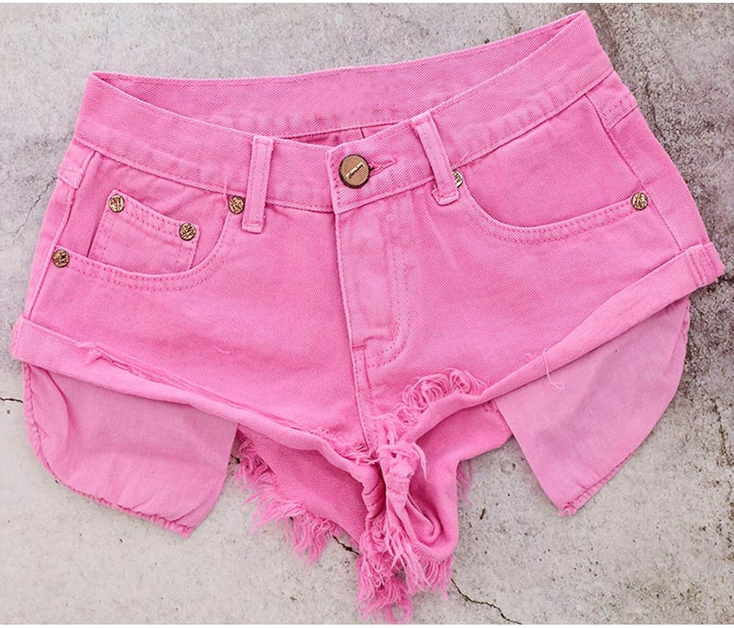 pink tassel shorts