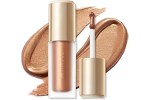 FOCALLURE Shimmer Liquid Highlighter, Smooth Cream Formula and Non-greasy Finish,Delivers a Natural Glow, Long Lasting Illuminator Highlighter Face Enhancing Makeup,Hawaii