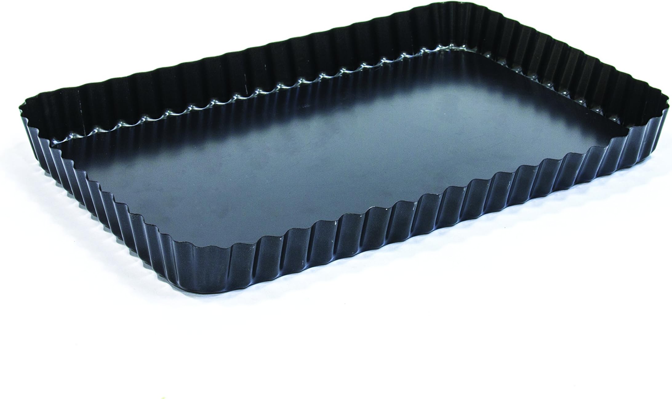 Cuisy KC2190-Cake mold with removable metal rectangular bottom, 21 x 31 cm