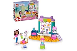 LEGO Gabby's Dollhouse Crafting with Baby Box Building Toy - Pretend Play Toy Figures & Playset for Kids, Girls & Boys, Ages 4+ - Gift for Christmas - 10795