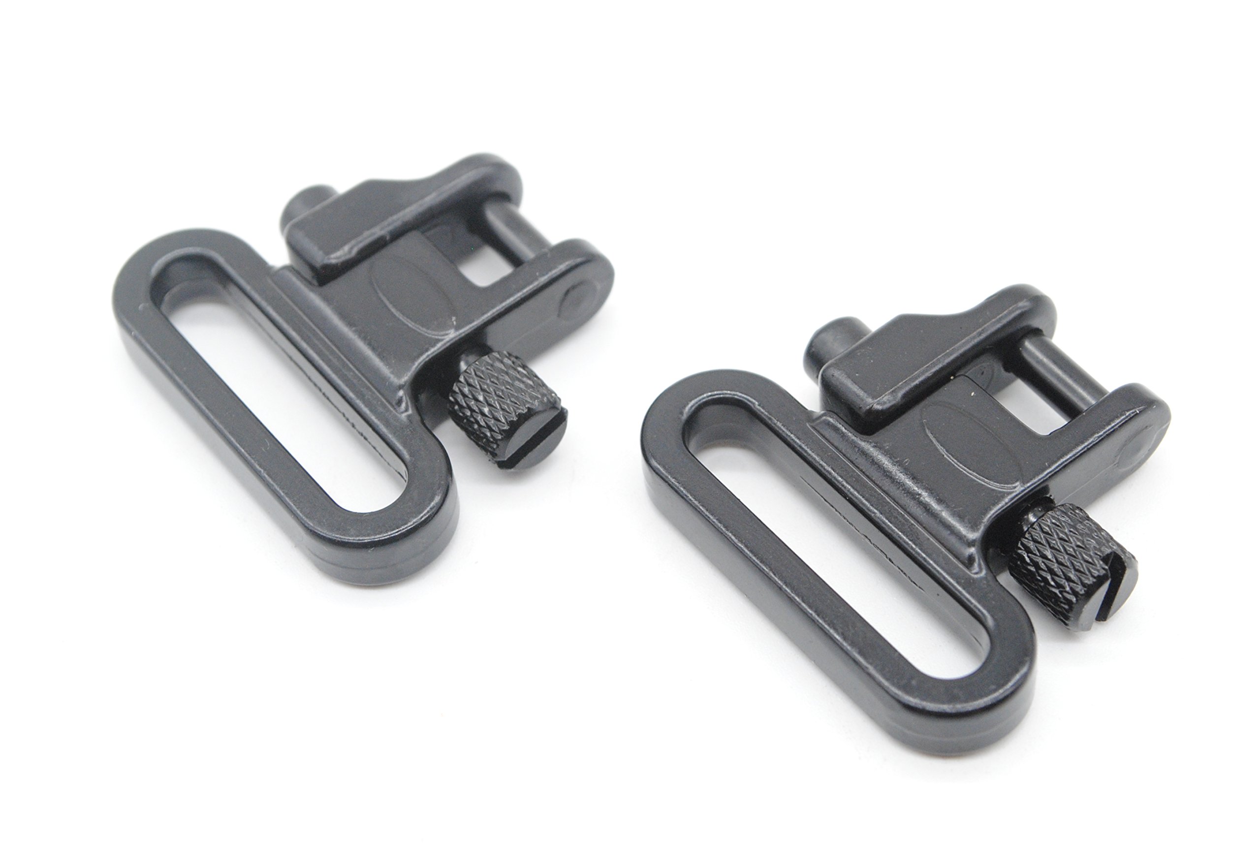 TRIROCK 1 Pair Sling Swivels 1 Inch Heavy Duty 300 LB Quick Detach for Hunting Rifle Sling