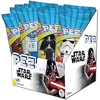 PEZ Candy Star Wars, Assorted Dispensers, 0.58 Ounce (Pack of 12)