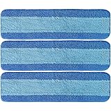 3 Pack for Bona Microfiber Cleaning Pad, Microfiber Mop Pads Compatible with Bona Mop for Bona Hardwood Floor Cleaner 18 Inch