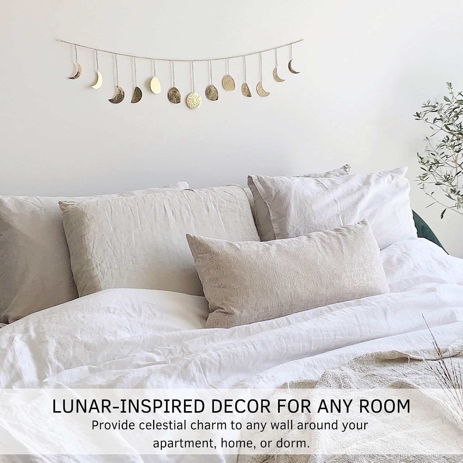 BASE ROOTS Moon Decor Wall Decorations | Handmade Hammered Detailing ...