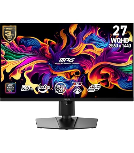 MSI MAG 274QPF X30MV 27-inch 2560 x 1440 (QHD) Gaming Monitor