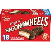 Dare Wagon Wheels Original Cookies, 630g/22.2 oz, Box, 18 pack, Peanut-free
