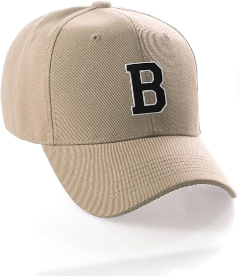 letter b baseball cap