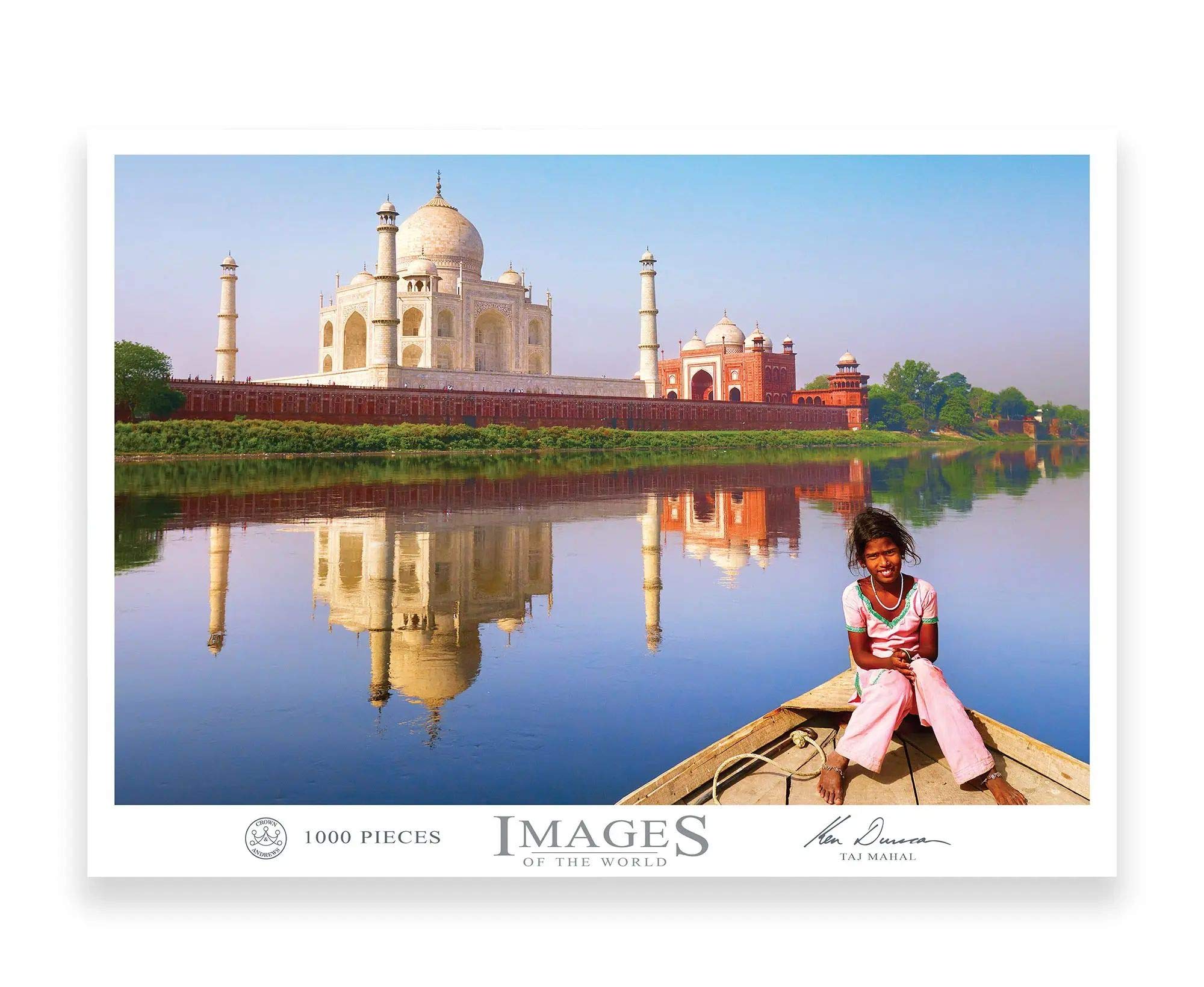 Crown & Andrews Puzzles 911795.006 WMB Ken Duncan 1000 Pieces Jigsaw Puzzles For Teens and Adults, Taj Mahal