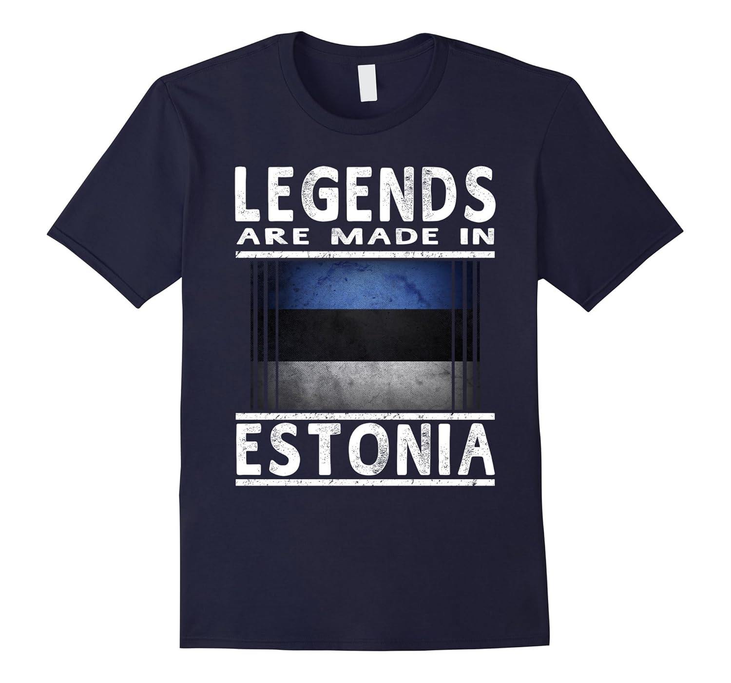 Estonian Legends T Shirt: Estonia Flag-ANZ