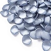 Ling's moment Rose Petals, Silk Flower Petals for Wedding/Aisle/Flower Girl Baskets/Table Centerpiece Décor,etc.Dusty Blue Baby Blue 200pcs