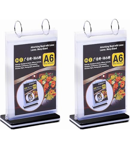 Amazon.com: Olympia Stainless Steel Menu Holder for Restaurants
