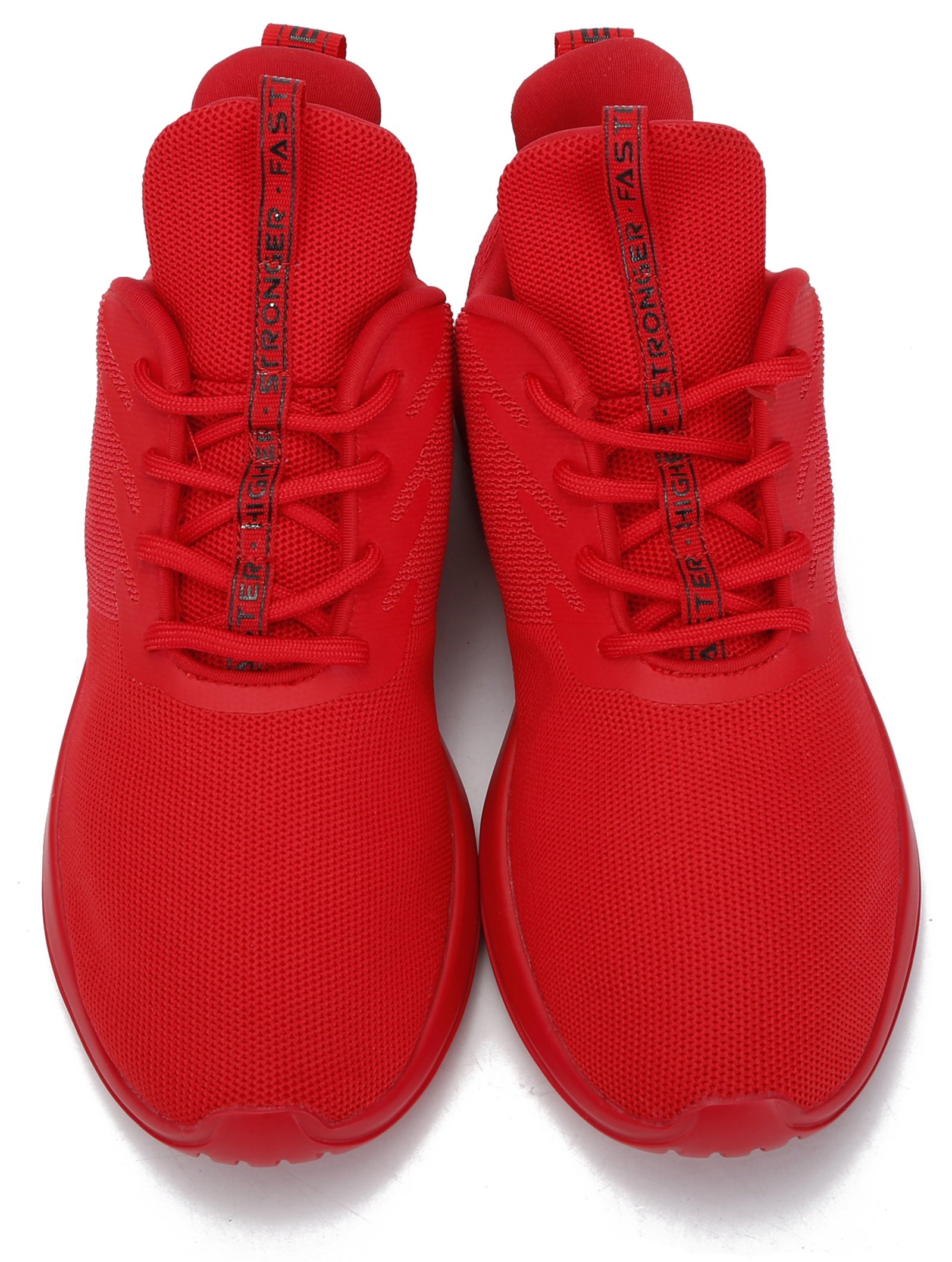 Soulsfeng Men Women Unisex Casual Fashion Sneakers Lightweight Breathable Athletic Sport Shoes (Men US9=EUR42.5=27CM, Red)